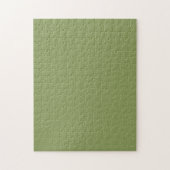 Moss Green Solid Color Legpuzzel (Verticaal)