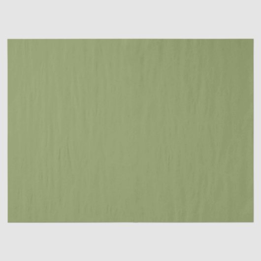 Moss Green Solid Color Tissuepapier (Voorkant)