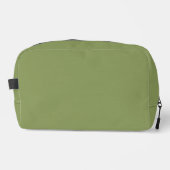 Moss Green Solid Color Toilettasje (Voorkant)