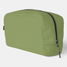 Moss Green Solid Color Toilettasje