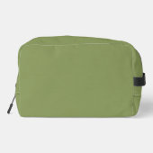 Moss Green Solid Color Toilettasje (Achterkant)