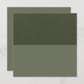 Moss Green Speckle Flat Note Kaart –  Notitiekaartje (Voorkant / Achterkant)