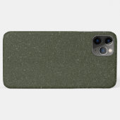 Moss Green Speckle iPhone Case (Achterkant (horizontaal))