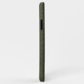 Moss Green Speckle iPhone Case (Achterkant/rechts)