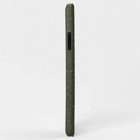 Moss Green Speckle iPhone Case (Achterkant/rechts)