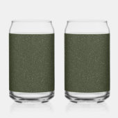 Moss Green Speckled Drinkware Set Blikvorm Glas (Links)