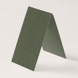 Moss Green Speckled Gevouwen Visitekaartje - Custo