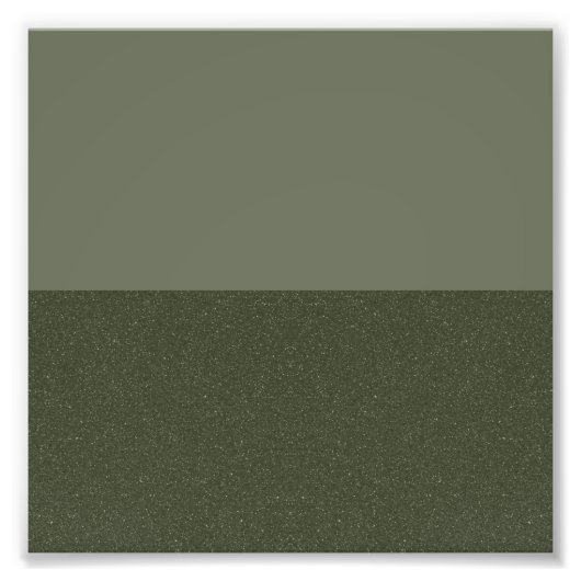 Moss Green Split Aangepaste Fotovergroting Foto Afdruk (Voorkant)