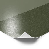 Moss Green Split Aangepaste Fotovergroting Foto Afdruk (Hoek)
