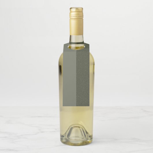 Moss Green Split Bottle Hanger Label – (Op fles)