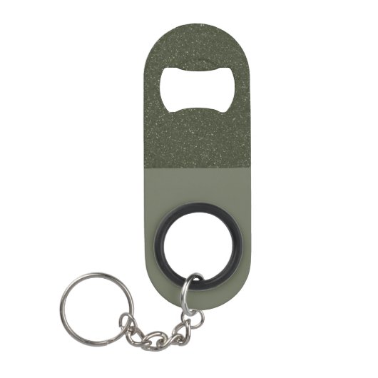 Moss Green Split Bottle Opener Sleutelhanger (Aang Mini Flessenopener (Voorkant)