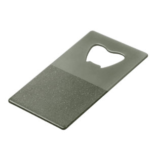 Moss Green Split Bottle Opener – Textured & Smooth Creditkaart Flessenopener