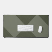 Moss Green Split Diamond Desk Mat –  (Keyboard & Muis)