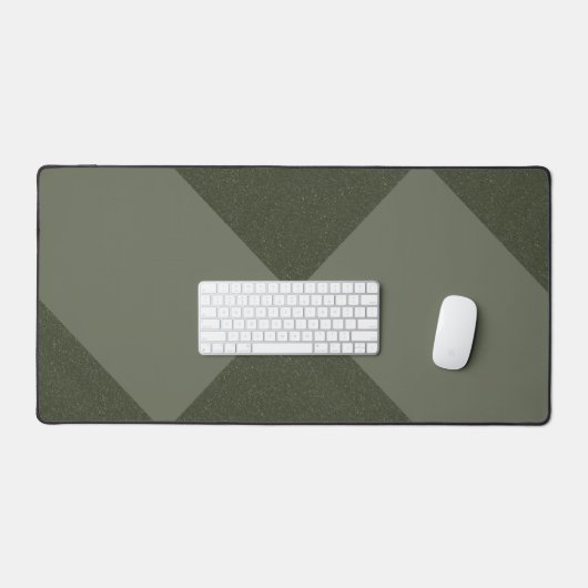 Moss Green Split Diamond Desk Mat –  (Keyboard & Muis)