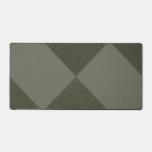 Moss Green Split Diamond Desk Mat –  (Voorkant)