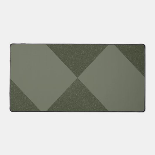 Moss Green Split Diamond Desk Mat –  (Voorkant)