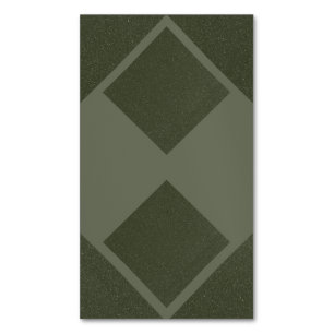 Moss Green Split Diamond - Visitekaartjes magneet