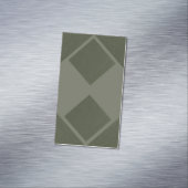 Moss Green Split Diamond - Visitekaartjes magneet (Voorbeeld)