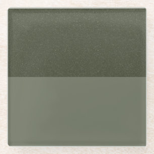 Moss Green Split Glas Onderzetter – Aanpasbaar