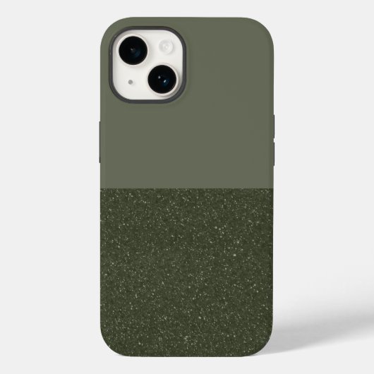 Moss Green Split iPhone 14 Hoesje aanpassen (Achterkant)
