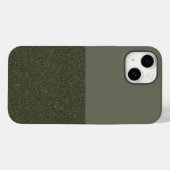 Moss Green Split iPhone 14 Hoesje aanpassen (Achterkant (horizontaal))
