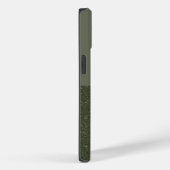Moss Green Split iPhone 14 Hoesje aanpassen (Achterkant / Rechts)