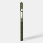 Moss Green Split iPhone 14 Plus Hoesje – Aanpassen (Achterkant / Links)