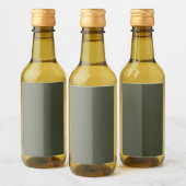 Moss Green Split Label –  Wijn Etiket (Flessen)