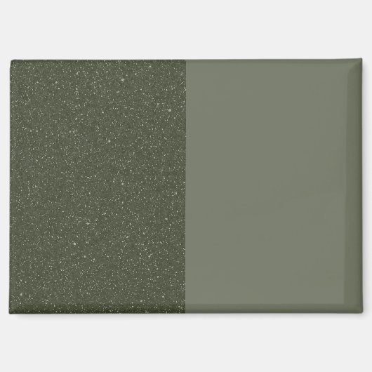 Moss Green Split Ontwerpmagneet () Magneet (Voorkant)
