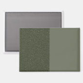 Moss Green Split Ontwerpmagneet () Magneet (Voorkant / Achterkant)