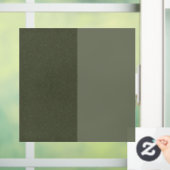 Moss Green Split-Panel Window Cling –  Raamsticker (Huis)