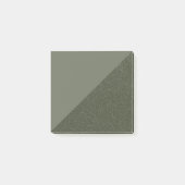 Moss Green Split Pattern Sticky Post-It Notes (Voorkant)