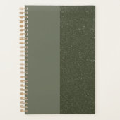  Moss Green Split Planner (Voorkant)