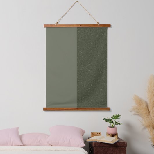 Moss Green Split Tapestry Hangend Wandkleed (Slaapkamer)