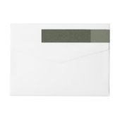 Moss Green Split Texture Address Label – Aanpassen (Achterkant)