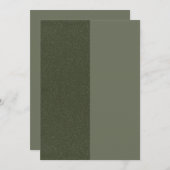 Moss Green Split Texture Flat Program – Aanpassen Programmakaart (Voorkant / Achterkant)