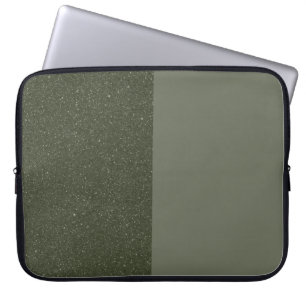Moss Green Split Texture Laptophoes – Aanpassen Laptop Sleeve