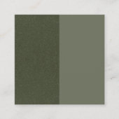 Moss Green Split Texture Referral Kaart – Aanpasse (Voorkant)