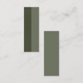 Moss Green Split Texture Visitekaartje – Aanpassen Contactkaartje (Voorkant / Achterkant)