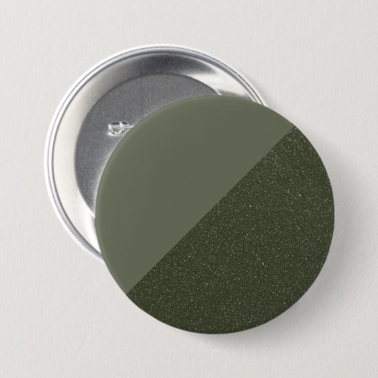 Moss Green Split Textuur Custom Button (Voorkant /achterkant)