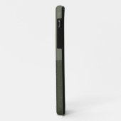 Moss Green Split Textuur iPhone 11 Hoesje - Aangep (Achterkant/links)