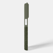 Moss Green Split Textuur iPhone 15 Pro Hoesje Aang (Achterkant / Rechts)
