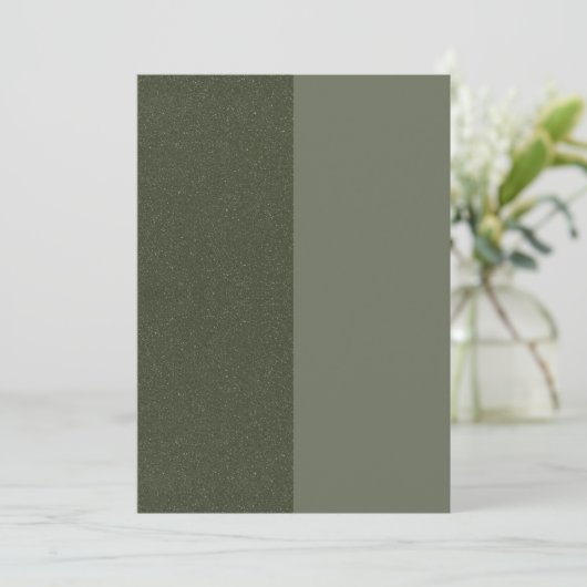 Moss Green Split Textuur Plat Programma – Aanpasse Programmakaart (Staand voorkant)