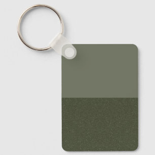 Moss Green Split Textuur Sleutelhanger -