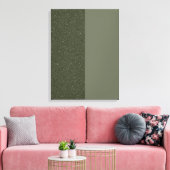 Moss Green Split Textuur Stretched Canvas Afdrukke Afdruk (Insitu (Woonkamer))