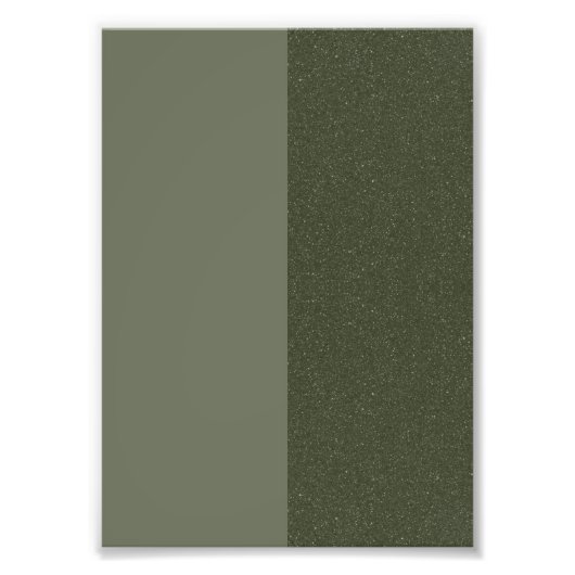Moss Green Split-Tone Fotoprint –  Foto Afdruk (Voorkant)