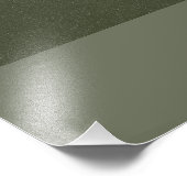 Moss Green Split-Tone Fotovergroting (Custom) Foto Afdruk (Hoek)