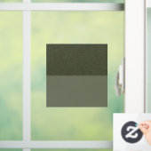 Moss Green Split Window Cling – Aangepast Raamsticker (Huis)
