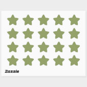 Moss Green Star Sticker (Vel)