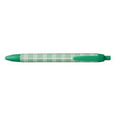 Moss Green Stripes aangepaste monogram pennen (Achterkant)
